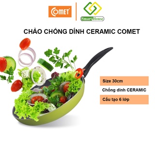 CH10-30 Chảo chống dính Ceramic 30cm COMET
