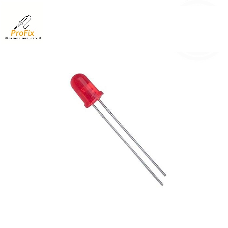 [10c] LED đỏ 5mm chất lượng tốt.