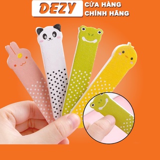 Que Dũa Móng Tay 2 Mặt Hình Thú Nhiều Màu - Nhựa PP Mềm Lớp Giữa Dezy Cosmetics