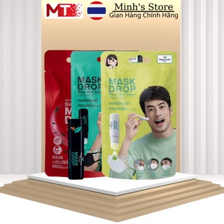 Dầu nhỏ khẩu trang Bạc hà thông mũi 3cc Thái Lan
