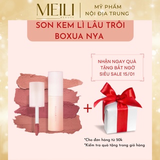 [HOT] Son Kem Lì BOXUA NYA Lâu Trôi Thiết Kế Vỏ Dễ Thương Nhiều Màu Sắc Lựa Chọn - Meili Beauty