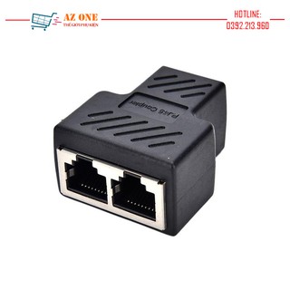 Đầu Nối Chia Mạng LAN RJ45 Từ 1 Ra 2 Cổng
