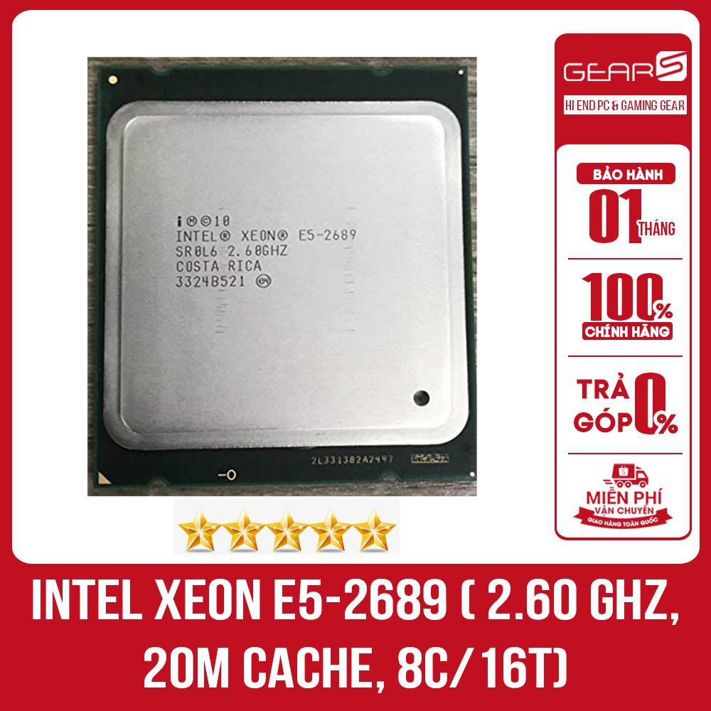 [VD] CPU Intel Xeon E5-2689 ( 2.60 GHz, 20M Cache, 8C/16T)