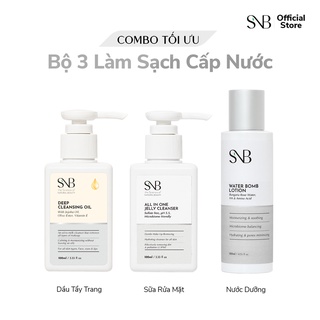 Bộ Sản Phẩm Làm Sạch Da Cấp Nước Tức Thì Cho Da Snb