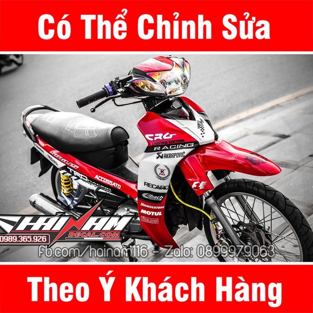Tem Trùm Sirius Đỏ Trắng TRD