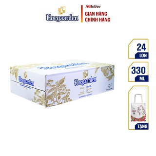 Bia Hoegaarden white bỉ thùng 24 lon (330ml/lon)