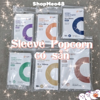 CÓ SẴN Popcorn sleeve bọc card thẻ bài [nhiều kích thước] Shop48