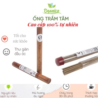 Nhang trầm hương không tăm đốt thư giãn, hương thơm thanh nhẹ không cay mắt 100% trầm tự nhiên