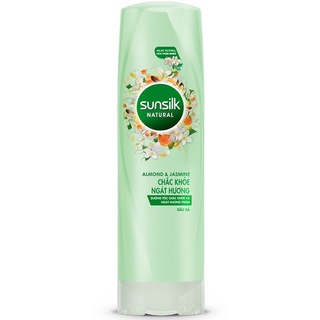 Dầu xả Sunsilk Chắc Khỏe Ngát Hương dành cho tóc gãy rụng với dưỡng chất thiên nhiên hạnh nhân &amp; hoa nhài 320gr
