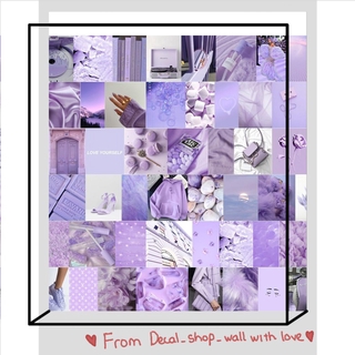 [FREESHIP EXTRA] 12 tấm Wall Collage - theme Lavender