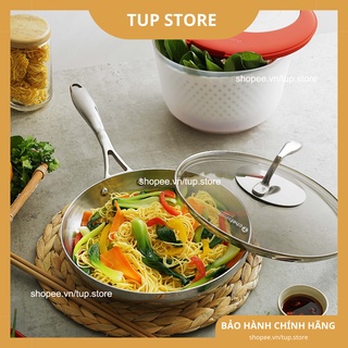 Chảo T Chef Series Frypan Nắp Kính Tupperware 24cm / 28cm Cao Cấp
