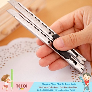 <Video Review> Sỉ Dao Cắt Dọc Rọc Giấy Kích Thước Nhỏ Mini Bỏ Túi Thủ Công Học Sinh Văn Phòng A008