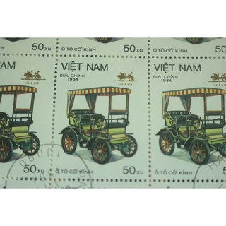 Tem sưu tập Tem CTO Việt Nam Xe Cổ