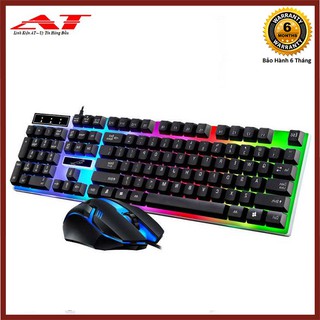 Bộ bàn phím và chuột G21B chuyên Game Led 7 màu