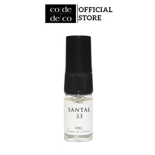 Tinh Dầu Thơm Code Deco Labo Santal 33 Độc Đáo, Bí Ẩn 2ml