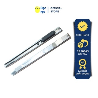 Dao rọc giấy inox DRG12 siêu bén làm từ hợp kim cao cấp, kích thước nhỏ giọt tinh tế, có nút khóa tự động dễ điều chỉnh