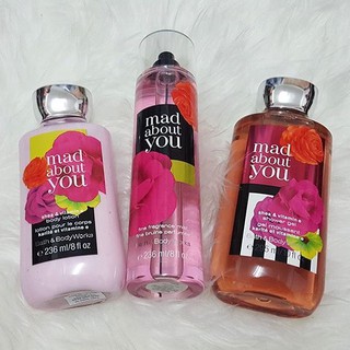 BỘ SẢN PHẨM TẮM DƯỠNG THỂ XỊT THƠM BATH&amp;BODY WORKS - MAD ABOUT YOU