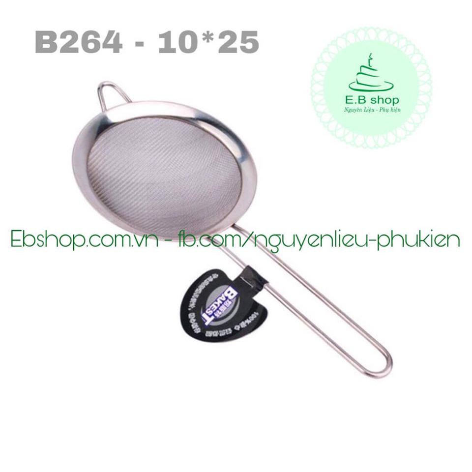 B264 - Rây bột inox 10 * 25cm