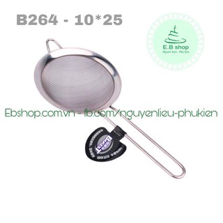 B264 - Rây bột inox 10 * 25cm