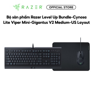 Bộ sản phẩm Chuột và Bàn Phím Razer Level Up Bundle–Cynosa Lite Viper Mini-Gigantus V2 Medium–US Layout