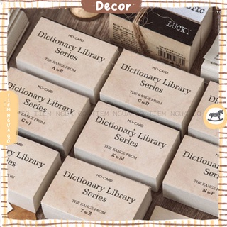 Cuốn Từ Điển Mini Vintage Definition 100 Trang Decor Sổ Tay, Planner, Bullet Journal – Tiệm Ngựa Gỗ, Đà Nẵng