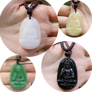 mặt dây chuyền vòng đeo cổ cao cấp phật A Di Đà size nhỏ - Bản mệnh người tuổi Tuất, Hợi - mặt phật - tượng phật