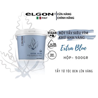 Bột tẩy siêu xanh khử LÊN VÀNG tới 7 cấp độ ELGON I|BLONDE Decolor Extra Blue 500GR