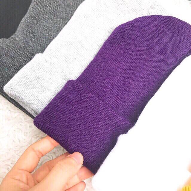 Mũ Len Beanie Nhiều Màu.