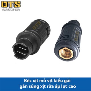 Béc xịt rửa xe mỏ vịt kiểu gài gắn súng xịt rửa áp lực cao - Lắp được bình bọt tuyết 0,5L