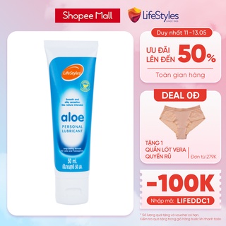 [Mã LTBAUAB29 giảm 7% đơn 99K] Gel Bôi Trơn Tinh Chất Lô Hội LifeStyles Aloe Lubricant 50ml
