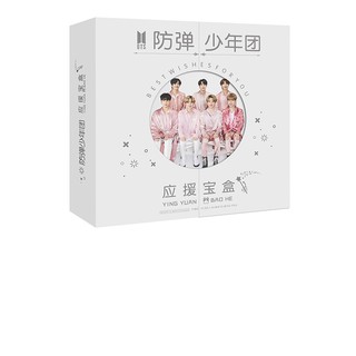 Hộp quà tặng BTS có postcard bookmark banner huy hiệu thiếp ảnh dán album ảnh