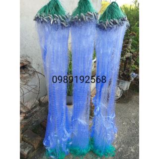 Lưới đánh cá 3 lớp cao 1,2m dài 90m măt lưới 6cm- 8cm- 10cm đánh cá từ 400g đến 3kg