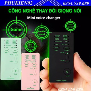 Bộ Chuyển Đổi 7 Giọng Nói Nam, Nữ, Trẻ Em M1 Dành Cho Điện Thoại, Máy Tính Bảng, Pc, Hỗ Trợ Mic Đổi Giọng Chơi Game PUBG