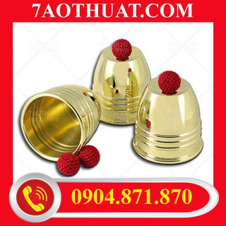 Đồ chơi dụng cụ aotr thuật: Ba ly và banh lớn ( vàng )