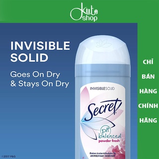 Sáp khử mùi Secret pH Balanced Deodorant 73g