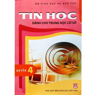 Sách - Tin học dành cho trung học cơ sở - quyển 4