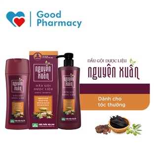 Dầu gội dược liệu Nguyên Xuân Nâu (Chai nâu) - Dành cho tóc thường