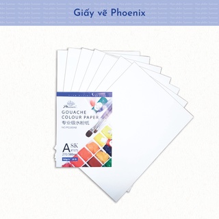 [Mã LIFEBOOK2 giảm 10% đơn 0Đ] [SUMMER] XẤP GIẤY PHOENIX cho vẽ màu Gouache (20 tờ)