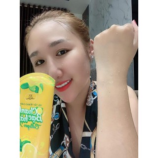 Gel Tẩy Tế Bào Chết Collagen X3 Chanh Bạc Hà 200ml Hàng Cty Đông Anh ( CHÍNH HÃNG 100%)