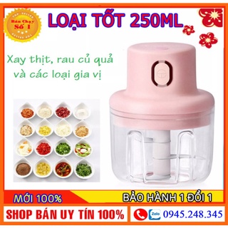 Máy Xay Tỏi Ớt Mini Cầm Tay Pink Bunny