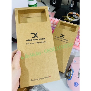 In Hộp Đựng Điện Thoại Siêu Đẹp - In Thông Tin Shop Theo Yêu Cầu