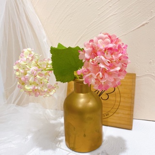 Cành Hoa Cẩm Tú Cầu Giả Cao Cấp Màu Đỏ/Vàng/Hồng/Tím/Cốm/Trắng Bông Khô Hoa Decor Nhà Trang Trí Phòng Khách