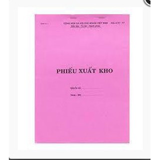 Phiếu nhập kho/xuất kho A4 1 liên