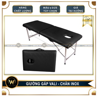 [WONTECH] Giường Vali Phun Xăm Chân Inox
