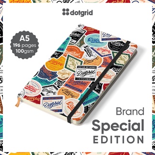Sổ tay Dot Grid Brand Special Edition bìa da cao cấp giấy 100GSM