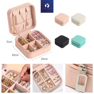 Hộp đựng trang sức Mini – Màu Pastel sang trọng tiện dụng – BLUE DEER