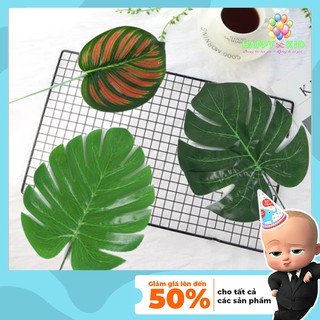 Lá rùa giả, lá nhựa giả trang trí tiệc sinh nhật, decor nhà, phòng ngủ