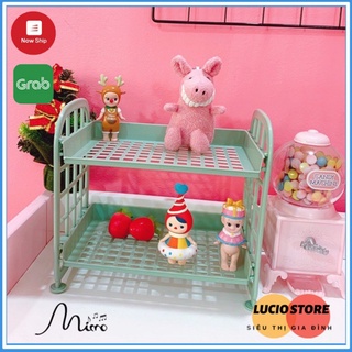 Kệ nhựa để mỹ phẩm, sách vở 2 tầng