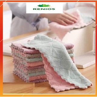 Combo 10 Khăn Lau Bếp 2 Màu Mềm,Mịn, Siêu Thấm