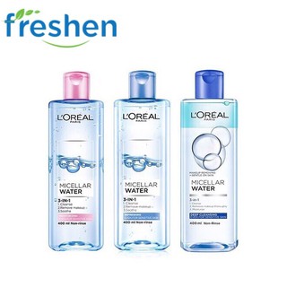 ✅ (CHÍNH HÃNG) Nước tẩy trang L'Oreal Paris 3-in-1 Micellar Water 95ml và 400ml